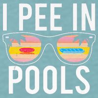 I Pee In Pools Sueded Cloud Jersey T-Shirt