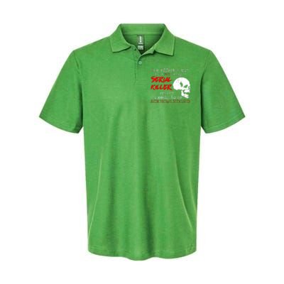 I Put Into Not Being A Serial Killer Effort Softstyle Adult Sport Polo