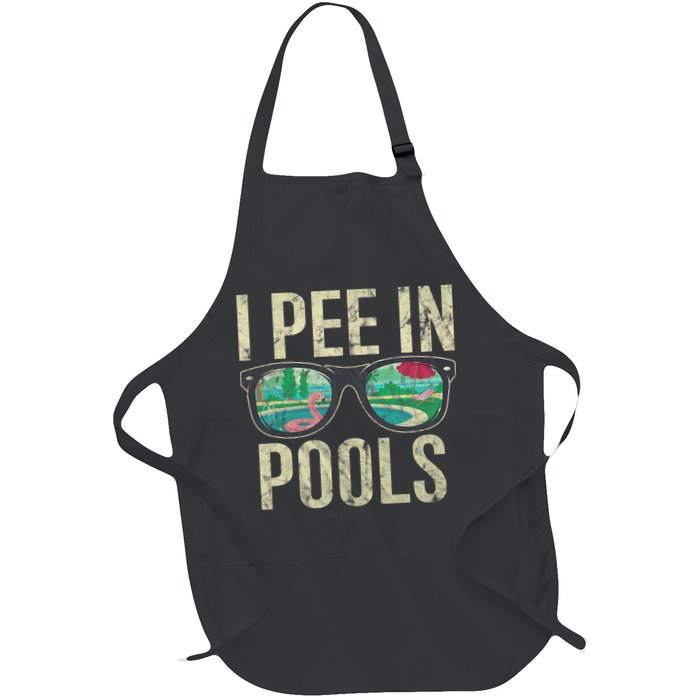 I Pee In Pools Glasses Summer Vacation Funny Apron