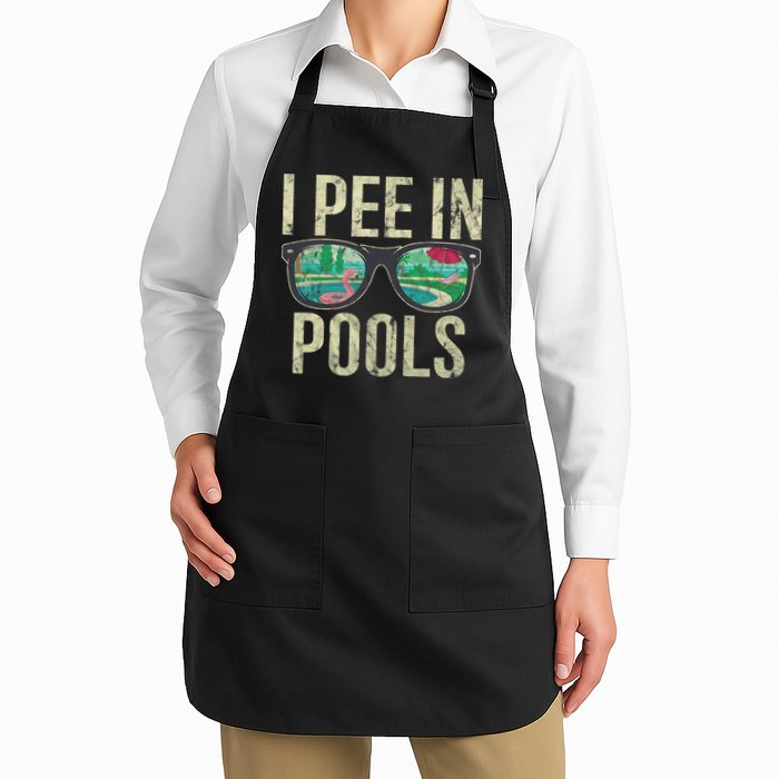 I Pee In Pools Glasses Summer Vacation Funny Apron