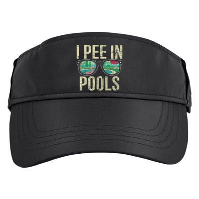 I Pee In Pools Glasses Summer Vacation Funny Adult Drive Performance Visor