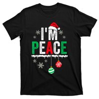 IM Peace I Come In Peace Funny Matching Couple Christmas T-Shirt