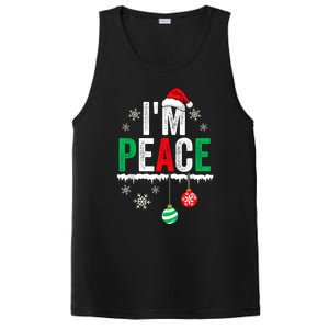 IM Peace I Come In Peace Funny Matching Couple Christmas PosiCharge Competitor Tank