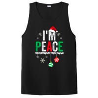 IM Peace I Come In Peace Funny Matching Couple Christmas PosiCharge Competitor Tank