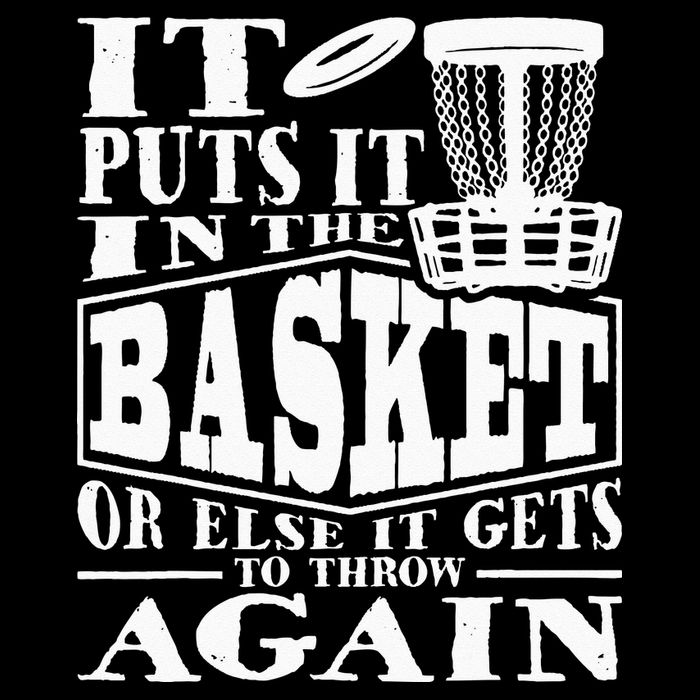 It Puts It In The Basket Disc Golf Player Disc Golfer Impact Tech Backpack