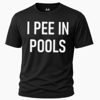I Pee In Pools Funny Jokes Sarcastic Sayings Performance Shirt