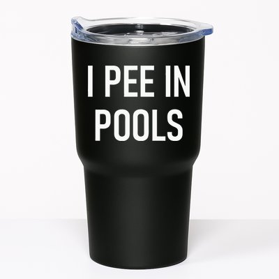 I Pee In Pools Funny Jokes Sarcastic Sayings Tumbler