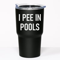 I Pee In Pools Funny Jokes Sarcastic Sayings Tumbler