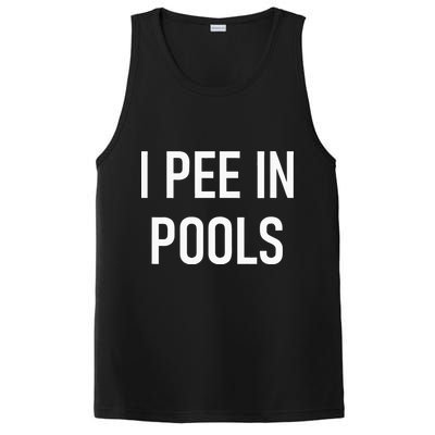 I Pee In Pools Funny Jokes Sarcastic Sayings PosiCharge Competitor Tank