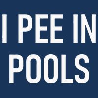 I Pee In Pools Funny Jokes Sarcastic Sayings Infant Baby Jersey Bodysuit