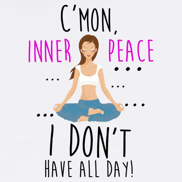 Inner Peace I Don't Have All Day Funny Yoga Cool Comfort Performance Bucket Hat