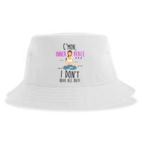 Inner Peace I Don't Have All Day Funny Yoga Sustainable Bucket Hat