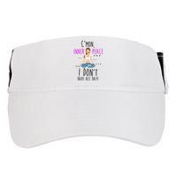 Inner Peace I Don't Have All Day Funny Yoga Adult Drive Performance Visor