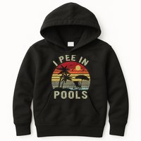 I Pee In Pools Sarcastic Sayings For Pools Lovers Retro Kids Hoodie