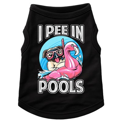 I Pee In Pools Funny Dog Swimming Pool Jokes Doggie Tank