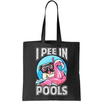 I Pee In Pools Funny Dog Swimming Pool Jokes Bag