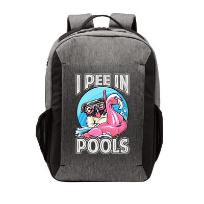 I Pee In Pools Funny Dog Swimming Pool Jokes Vector Backpack