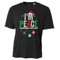 IM Peace I Come In Peace Funny Matching Couple Christmas Cooling Performance Crew T-Shirt