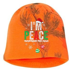 IM Peace I Come In Peace Funny Matching Couple Christmas Kati - Camo Knit Beanie