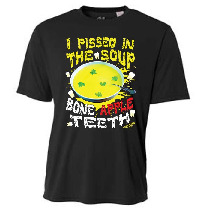 I Pissed In The Soup Bone Apple Teeth Cooling Performance Crew T-Shirt