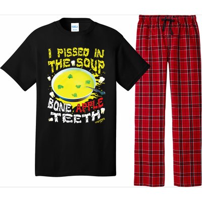 I Pissed In The Soup Bone Apple Teeth Pajama Set