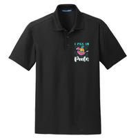 I Pee In Pools Swimming Joke Peeing In Public Pools Dry Zone Grid Polo