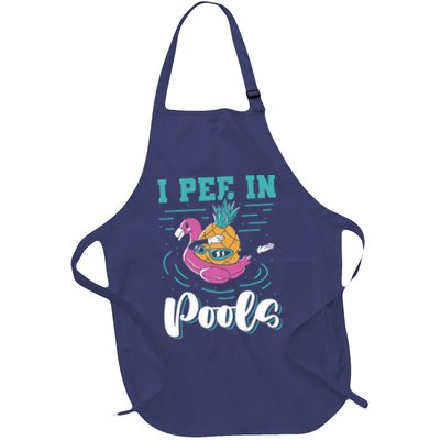 I Pee In Pools Swimming Joke Peeing In Public Pools Apron