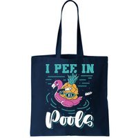 I Pee In Pools Swimming Joke Peeing In Public Pools Bag
