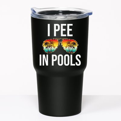 I Pee In Pools Funny Sarcastic Sayings Swim Swimmer Vacation Tumbler