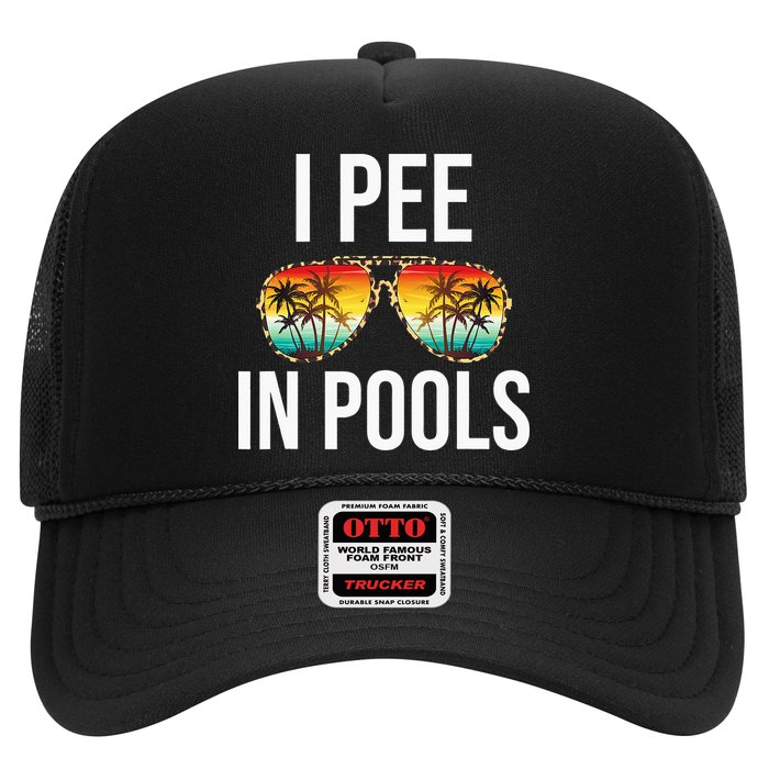 I Pee In Pools Funny Sarcastic Sayings Swim Swimmer Vacation Hat