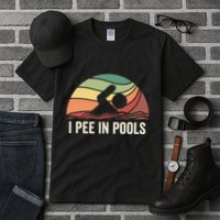 I Pee In Pools Swimming Swim Vacation I Pee In Pools Tall T-Shirt