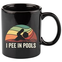 I Pee In Pools Swimming Swim Vacation I Pee In Pools 11oz C Handle Ceramic Mug