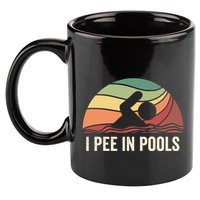 I Pee In Pools Swimming Swim Vacation I Pee In Pools 11oz C Handle Ceramic Mug