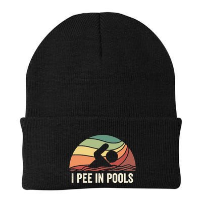 I Pee In Pools Swimming Swim Vacation I Pee In Pools Beanie