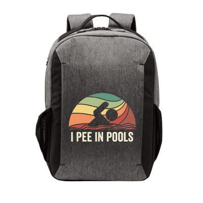 I Pee In Pools Swimming Swim Vacation I Pee In Pools Vector Backpack