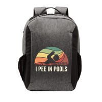 I Pee In Pools Swimming Swim Vacation I Pee In Pools Vector Backpack