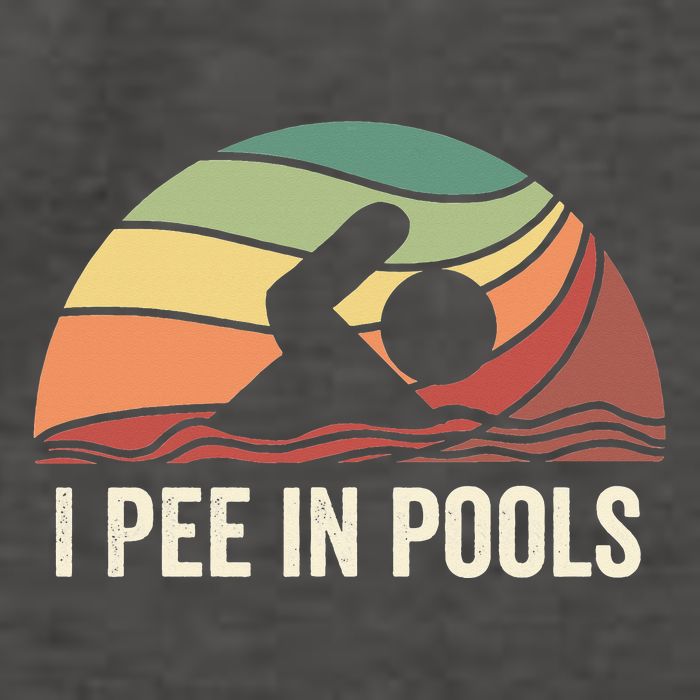 I Pee In Pools Swimming Swim Vacation I Pee In Pools Vector Backpack