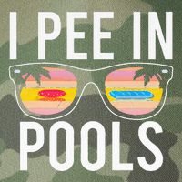 I Pee In Pools Legacy Tie Dye Trucker Hat
