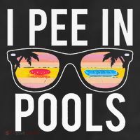 I Pee In Pools Adult Drive Performance Visor