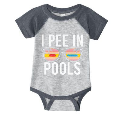 I Pee In Pools Infant Baby Jersey Bodysuit