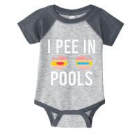 I Pee In Pools Infant Baby Jersey Bodysuit