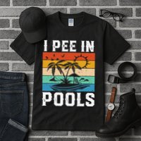 I Pee in Pools Funny Sayings for Pools Swimming Tall T-Shirt