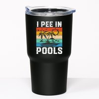 I Pee in Pools Funny Sayings for Pools Swimming Tumbler
