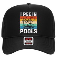I Pee in Pools Funny Sayings for Pools Swimming Trucker Hat