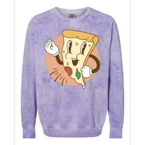 Italian Pizza Colorblast Crewneck Sweatshirt