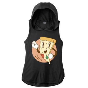 Italian Pizza Ladies PosiCharge Tri-Blend Wicking Draft Hoodie Tank