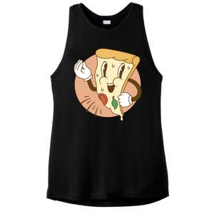 Italian Pizza Ladies PosiCharge Tri-Blend Wicking Tank