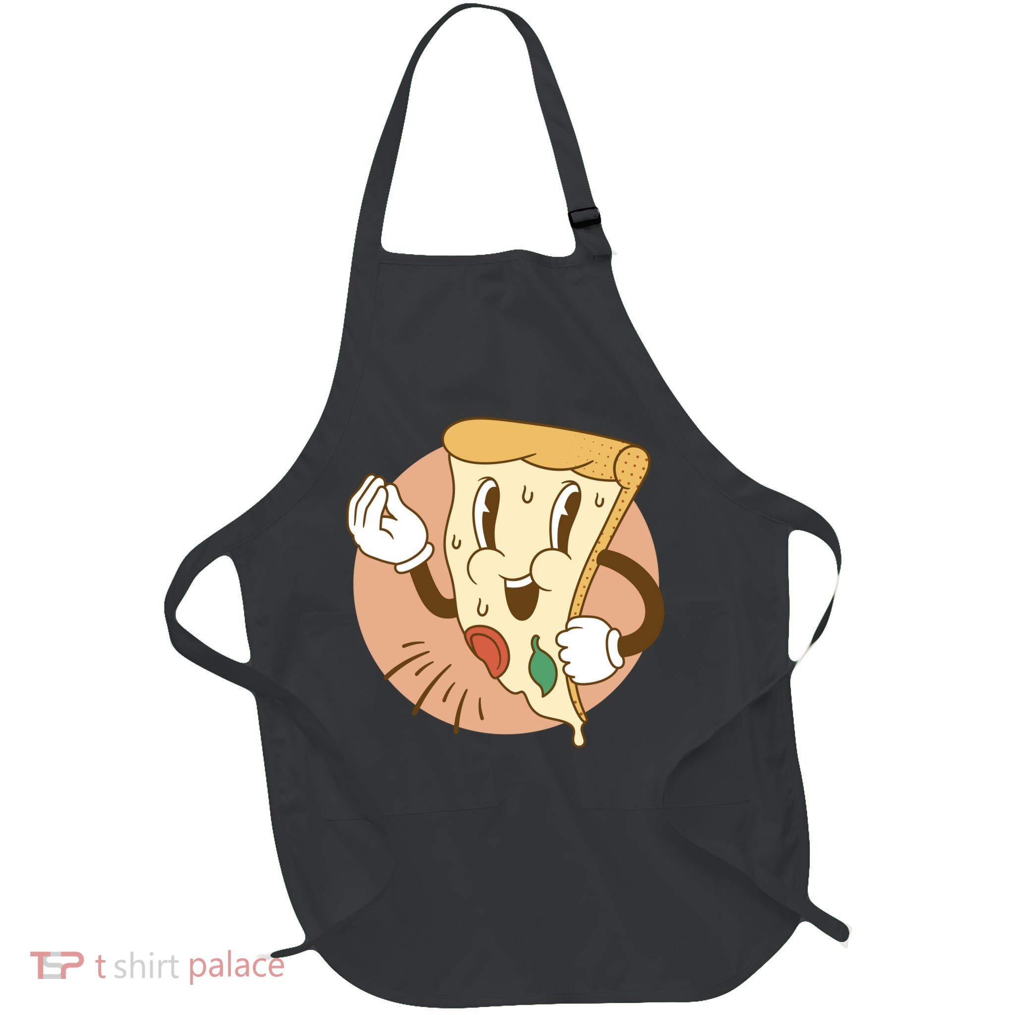 Italian Pizza Full-Length Apron With Pockets