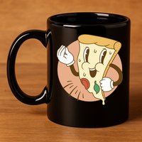 Italian Pizza 11oz C Handle Ceramic Mug