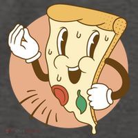 Italian Pizza Vector Backpack